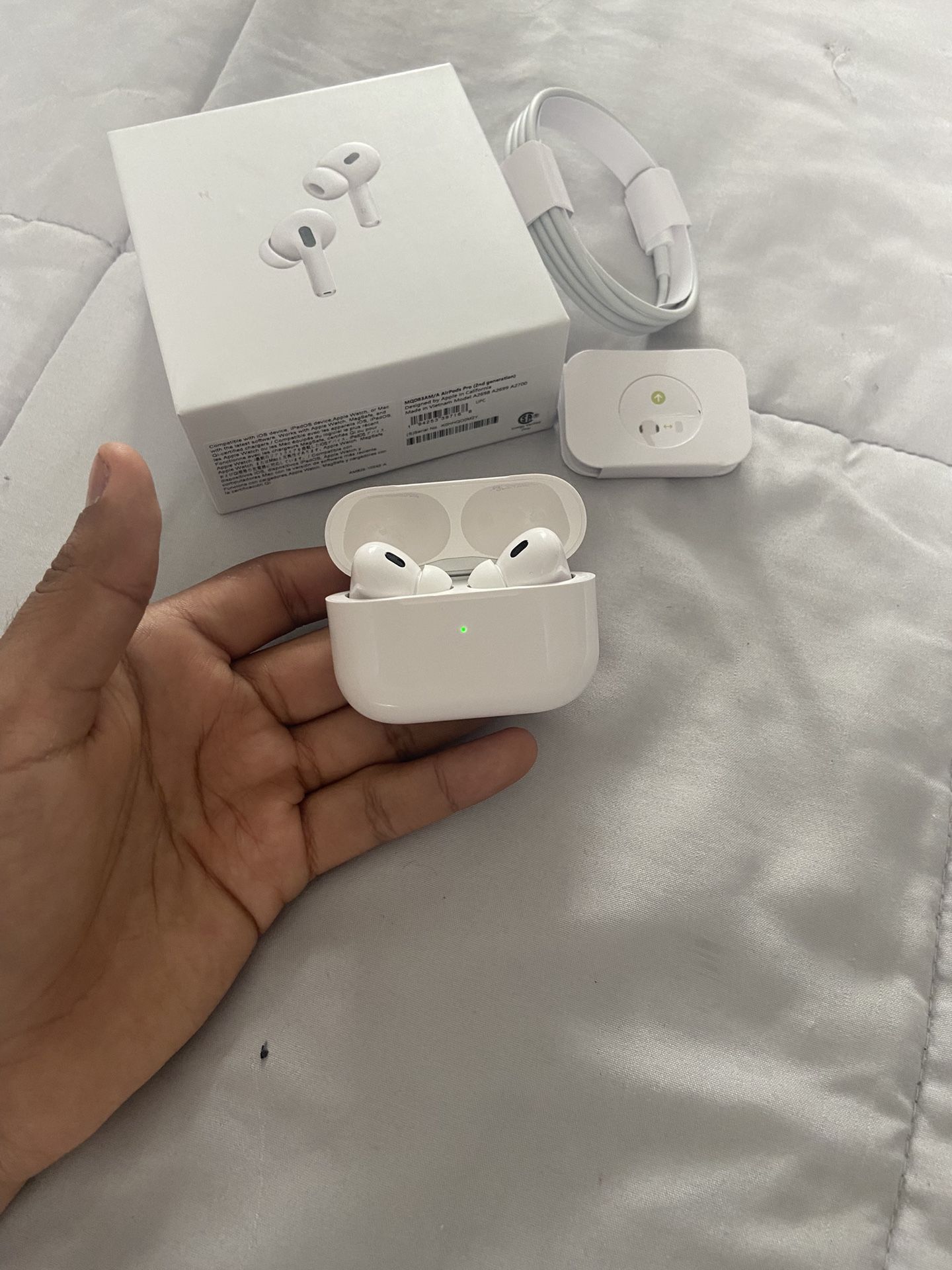 Apple Airpods Pro Generation 2 with MagSafe Wireless Charging Case - White Brand New Sealed
