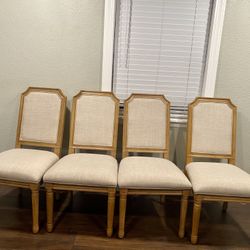 4 Dining Chairs  Like New