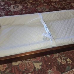 🌿🧸Wood Changing Table Top & Foam Pad🧸🌿