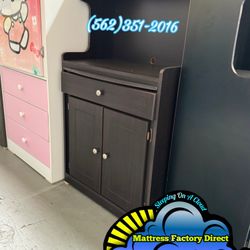 Brown Microwave Stand New Cafe Cajonera Comoda Mueble 