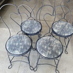 Vintage Ice Cream Style Chairs  