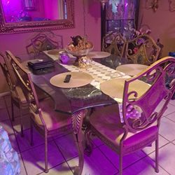 Glass Dining Tables And Chairs 