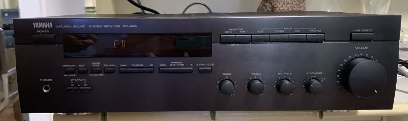 Yamaha Natural Sound Stereo Receiver Amplifier RX-485