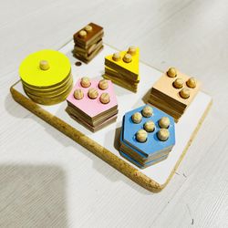 Montessori Toys, Birthday Gifts, Wooden Sensory Toys