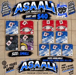 Asaali Shirts (Was $50 On Sale For $40, Sale Ends On Soon)