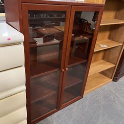 Glass Cabinet Curio Bookcase (in Store)