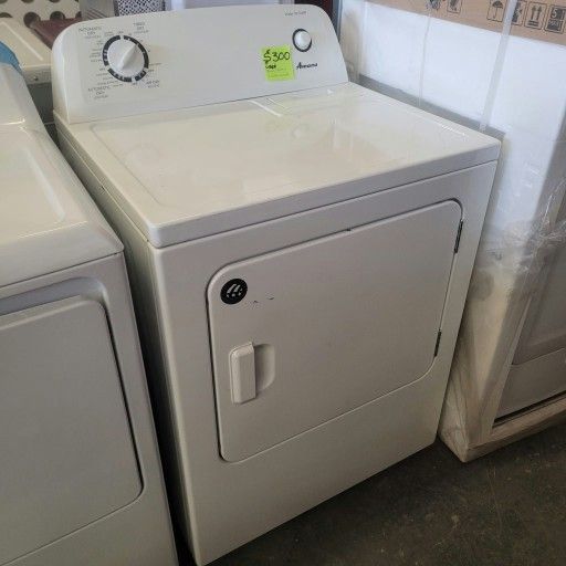 All features Amana Electric Dryer Working unit