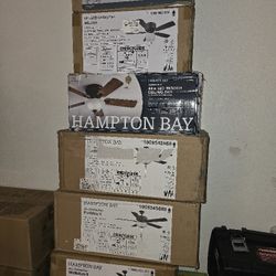 6 / Abanicos  Nuevos Negros 2 De 52" & 4 De 44" Todos $280 