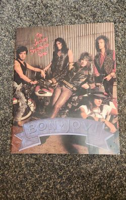 Bon Jovi concert Program