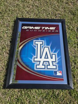 Los Angeles DODGERS Game Time Budweiser Mirror 