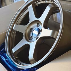 18x8.5 BRAND NEW MATTE BRONZE 9SIX9 WHEELS/RIMS. 5X100