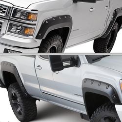 14-19 Chevrolet Silverado Fender Flares Flametas Guarda Fangos Bengalas Chevy 
