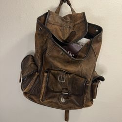 Leather Backpack 