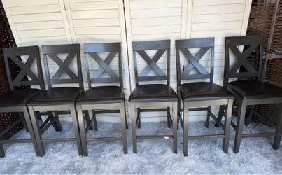 Chairs tall 6 all for $58