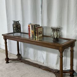 Oak Sofa Table/ Entry Console / Accent Table 