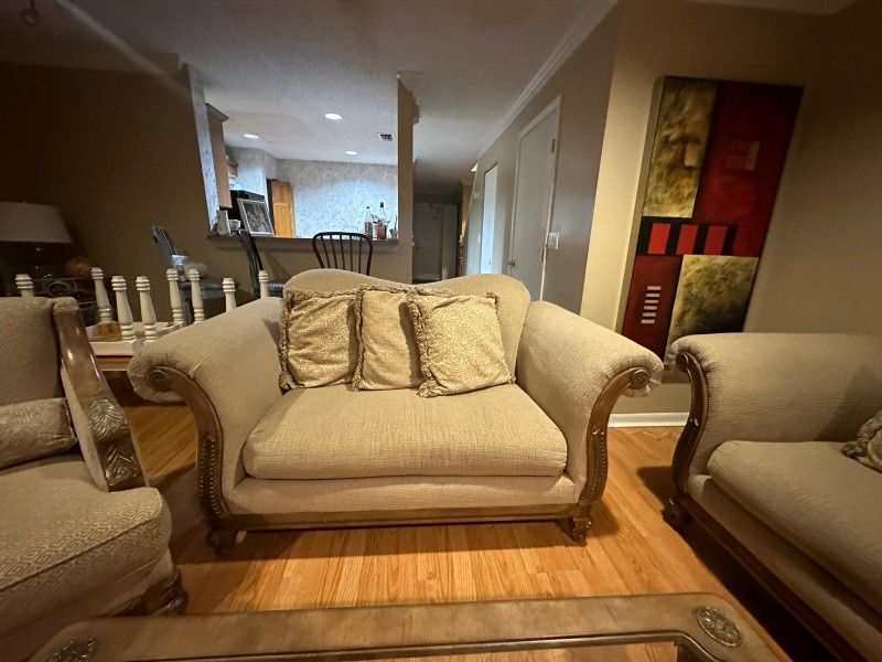 Couches and Table Game set