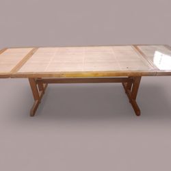 Vintage Mcm Dining Table Drop Leaf Teak 