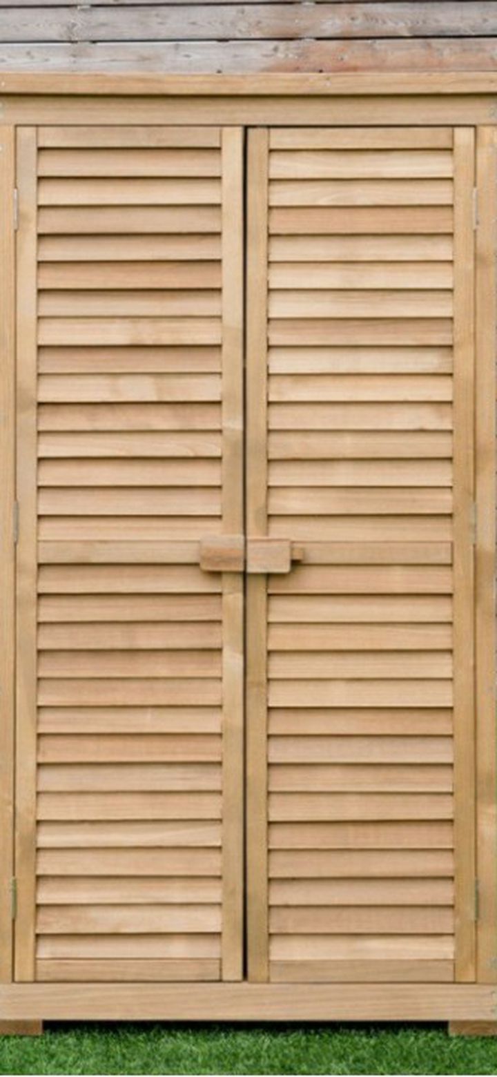New 63" Tall Wooden Garden Storage Shed