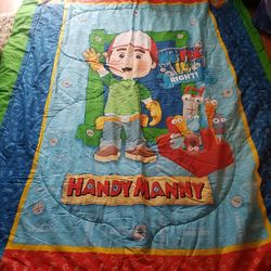Beautiful disney handy manny blanket