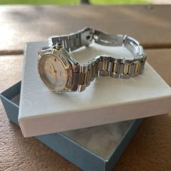 Watch - Citizen Eco-Drive Women’s Two-Tone Diamond Watch Mother-of-Pearl Dial