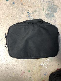 Travel bag, 12 “ x 8 “, store a book or cables