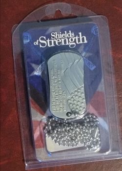 Shields of Strength Prayer of Salvation Stainless Steel Dog Tag Ball Chain 10226☆☆☆
