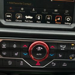 Red Switch Dial Covers For JL, JLU & 2020-2023 Gladiators JT