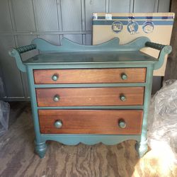 Vintage Wooden Armoire Dresser Desk Cabinet Wood Antique