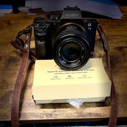 Sony Alpha a7 II Full-Frame Mirrorless Camera + FE 55mm f/1.8 Lens + New Battery Set