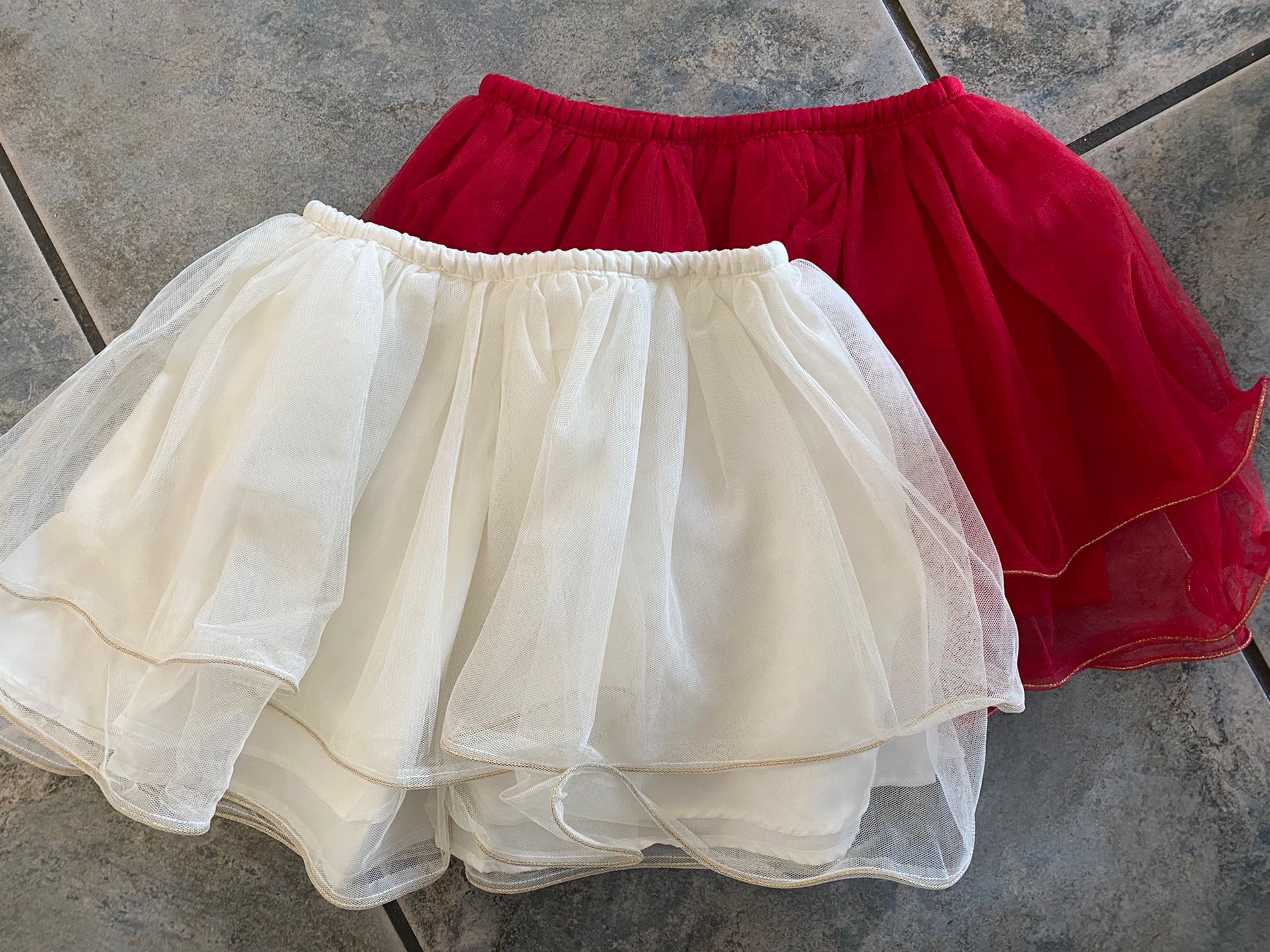 Tulle Skirt 5T Christmas Holiday