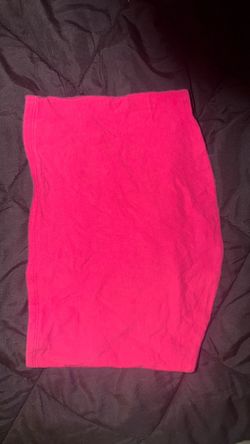 Pink tube top