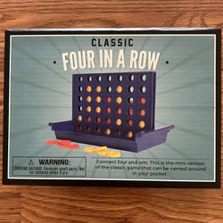 Classic Four In A Row Travel Game Board Connect Four 