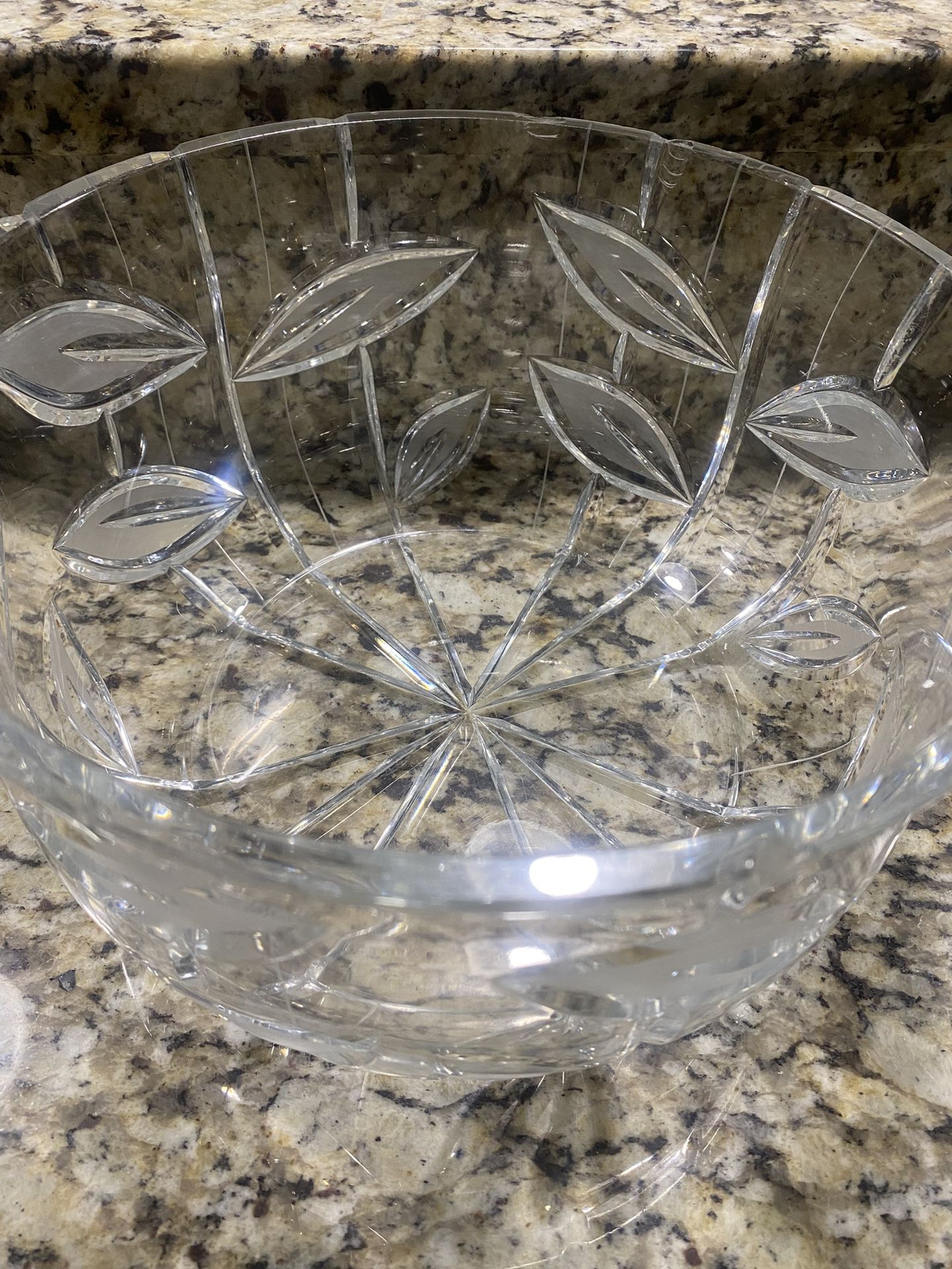 Crystal Salad Bowl