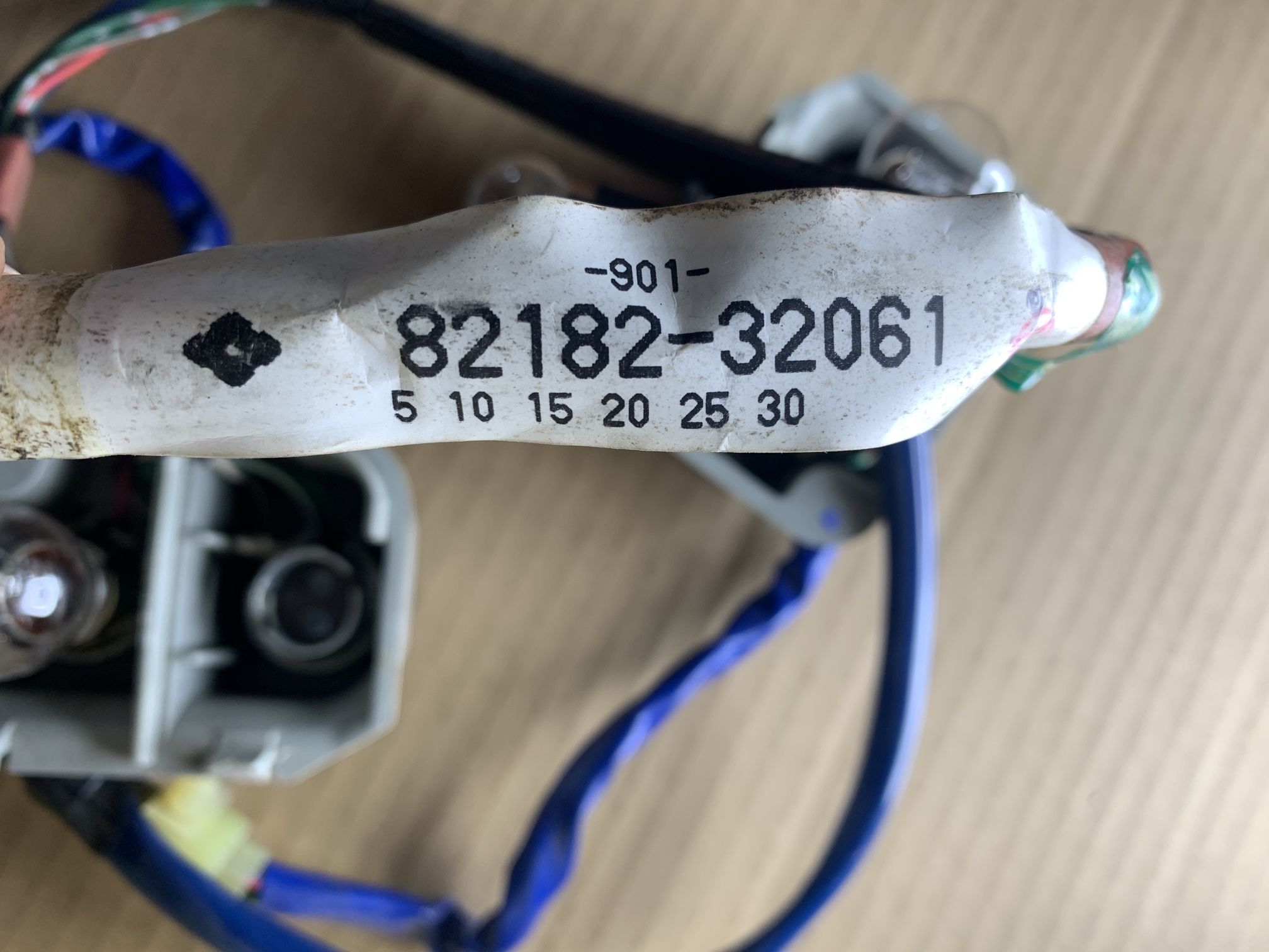 1989-90 Toyota Camry Rear Wiring Harness