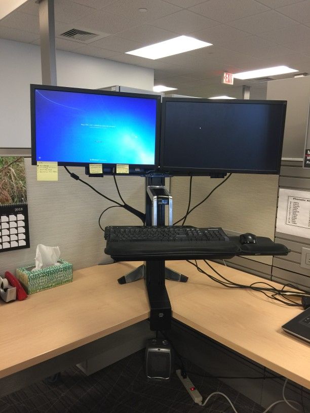 Sit to Stand Desk station