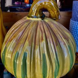 Two Ceramic Pumpkins/Gords!