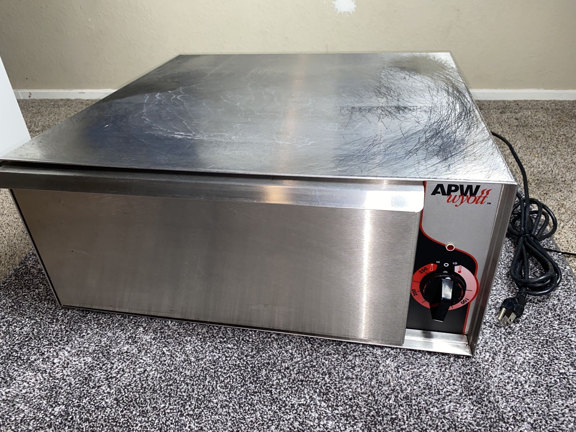 APW Wyott Hot Dog Bun Roll Food Warmer BW-30 120V