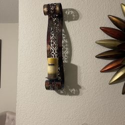 Matching pair Wall candleholders