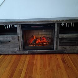 Fireplace TV Stand W/Heat