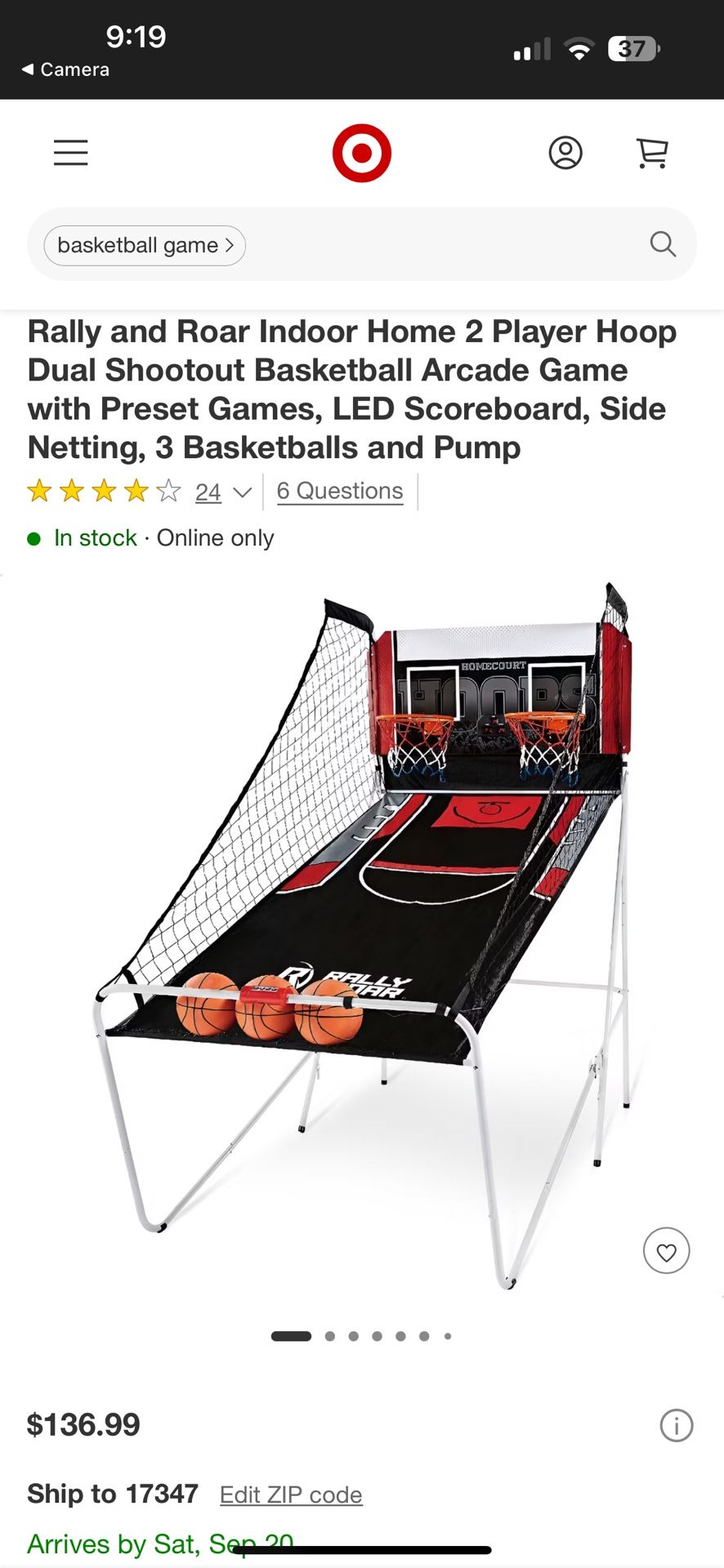 Indoor ESPN Basketball With Balls