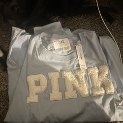 PINK LONG SLEEVE LIGHT BLUE 