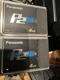 ❤️two Panasonic P2 4g Memory Cards 💙💜