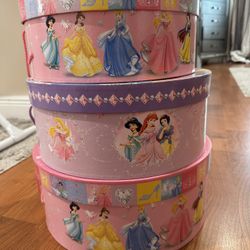 Disney Princess Hat Boxes 