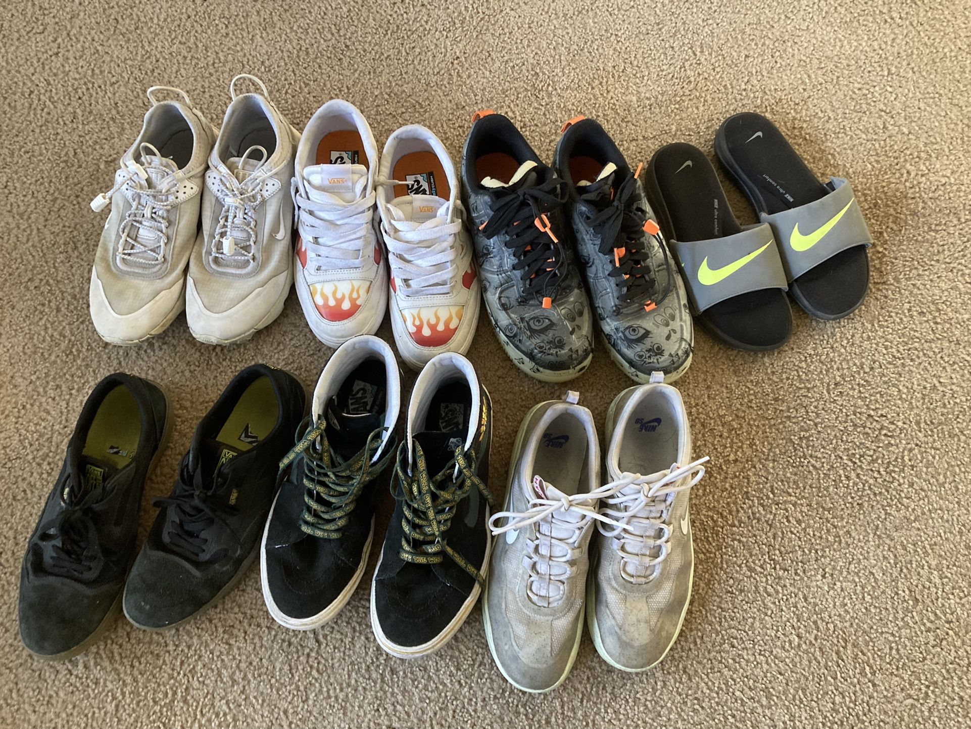 Nike & Vans Men’s Shoes Sizes 9-10