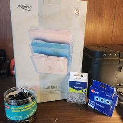 3 Wall Files Never Used / Tacks /Reinforcement Labels 