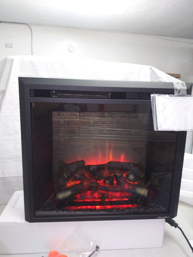 Electric fireplace insert new never used for Sale in Bakersfield, CA -  OfferUp
