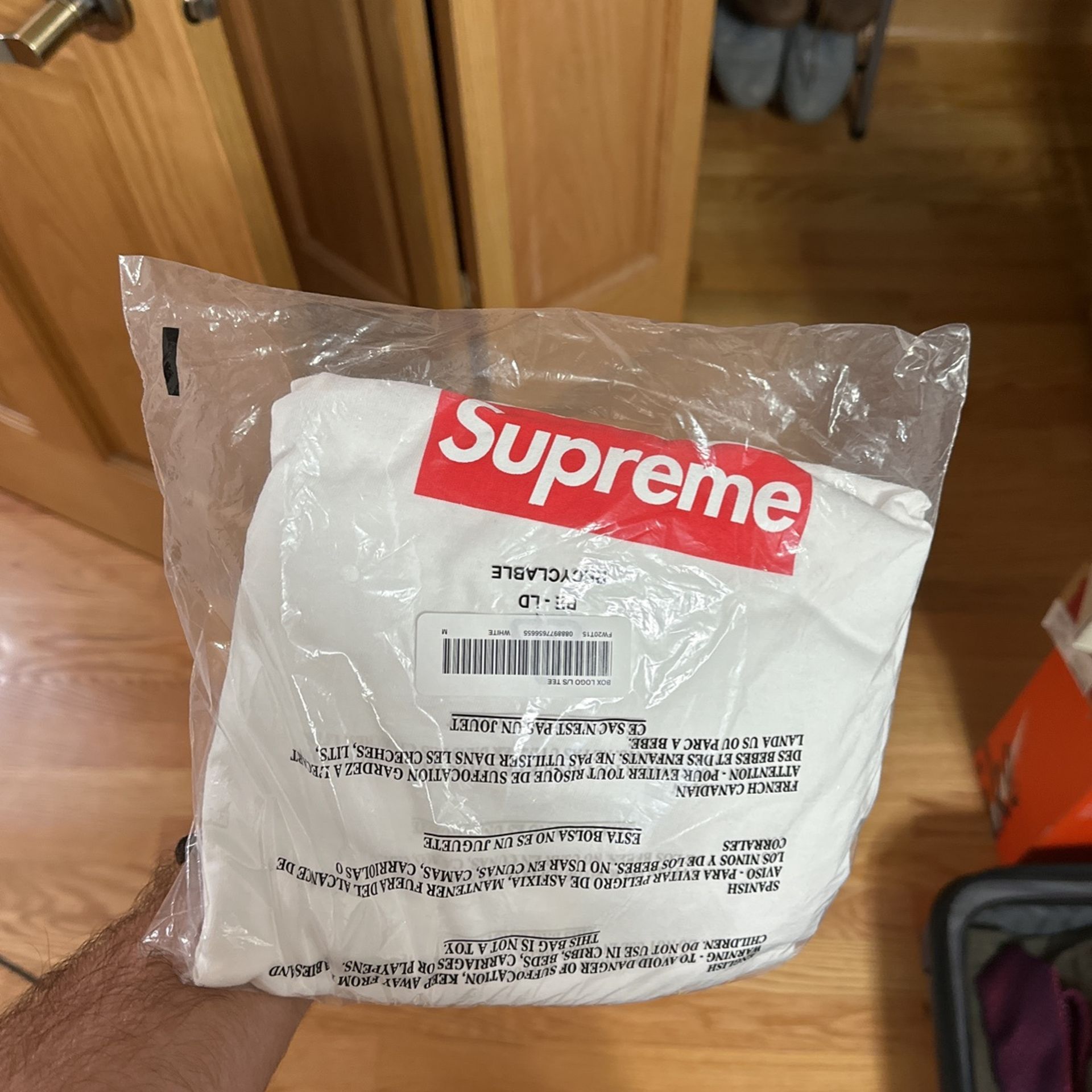 Supreme Long Sleeve Box Logo Tee size M