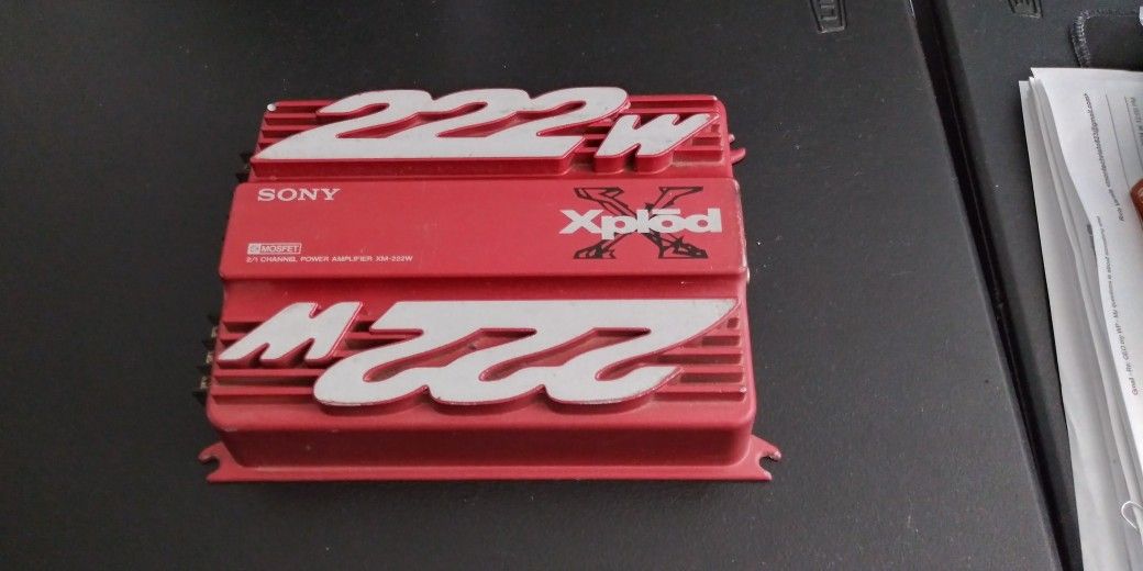 Sony XM-222W Car Audio Power Amp