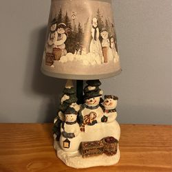 Snowman Lamp