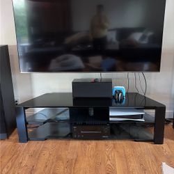Glass/Wood TV Stand